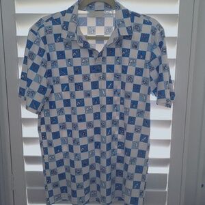 SMITH & QUINN CUSTOM MEDIUM DRY FIT POLO SHIRT, SIZE MEDIUM